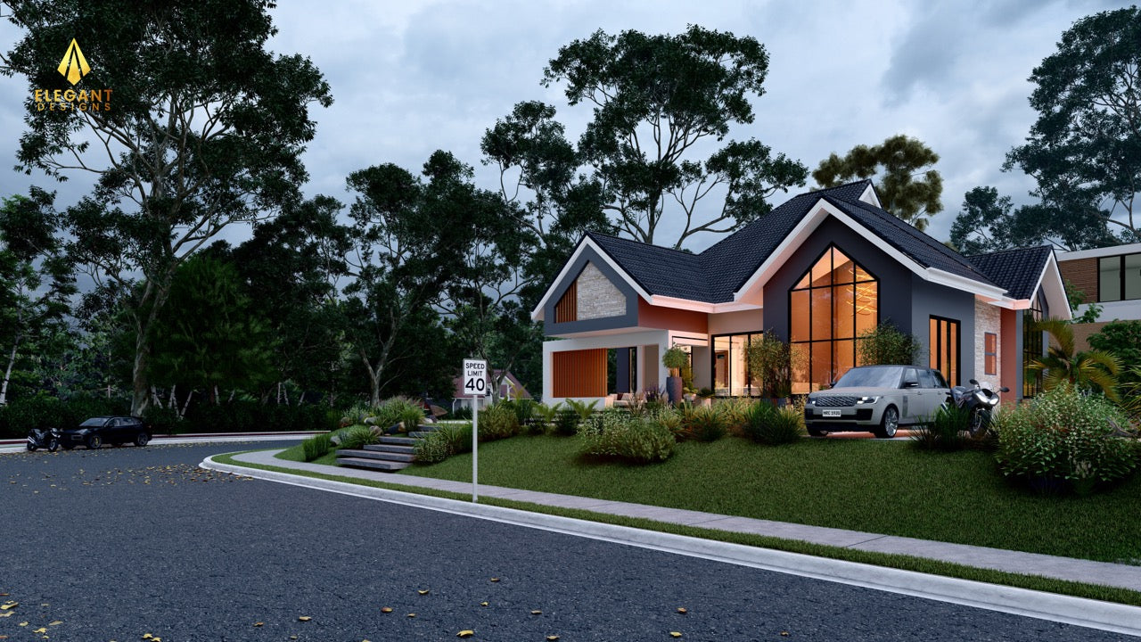 3-Bedroom Ensuite Contemporary House