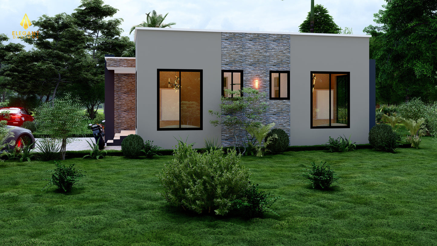 2 Bedrooms Contemporary House