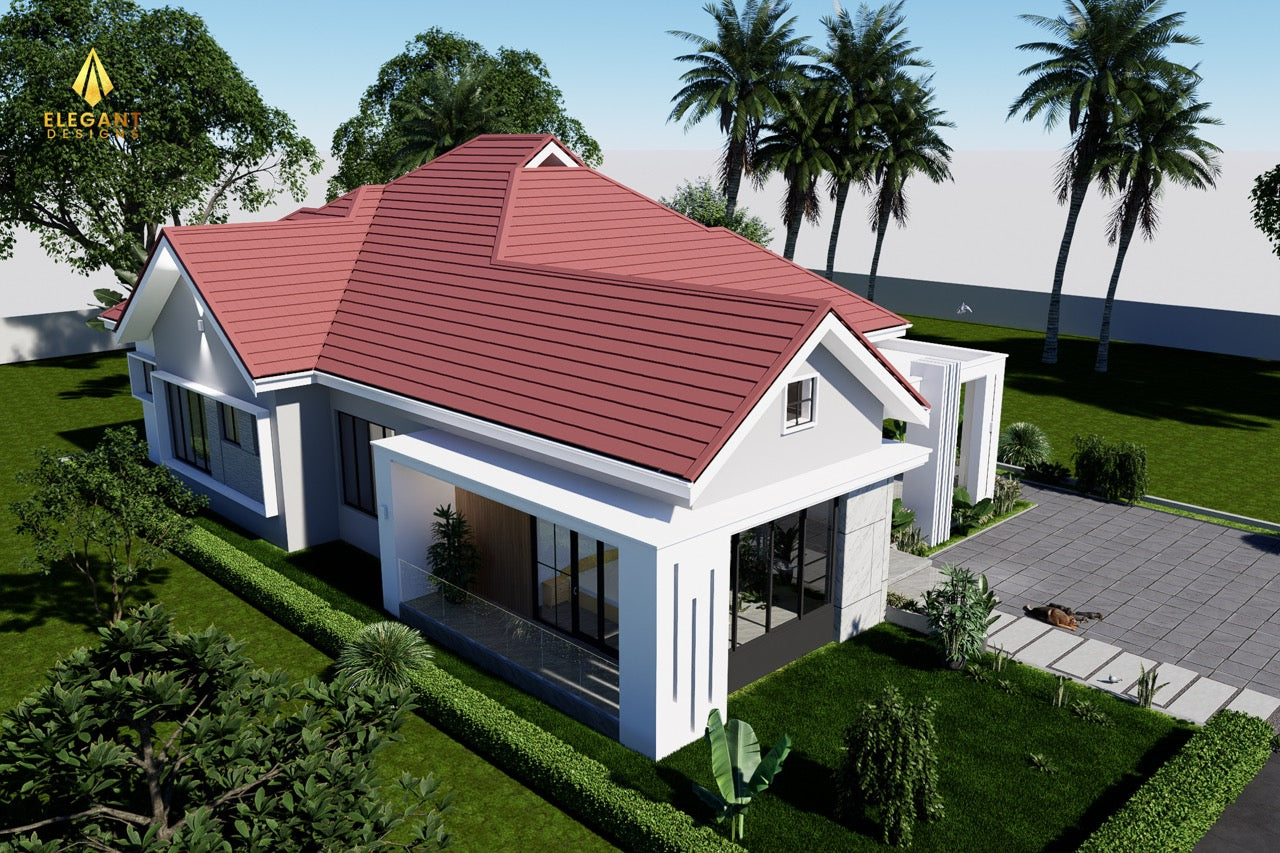 4-Bedroom Ensuite Contemporary House