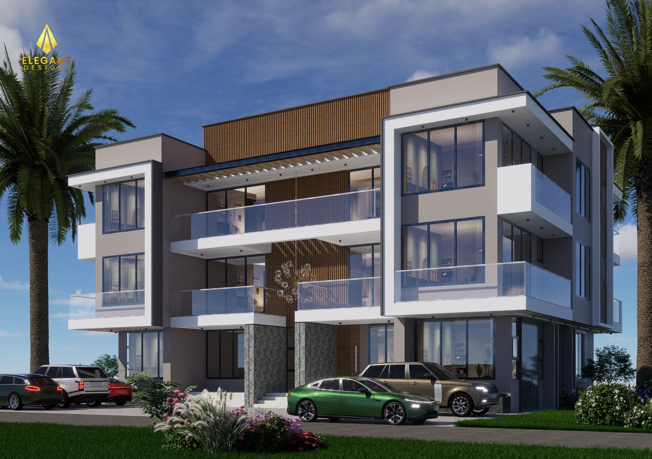 6-Unit Semi-Detached Apartment.