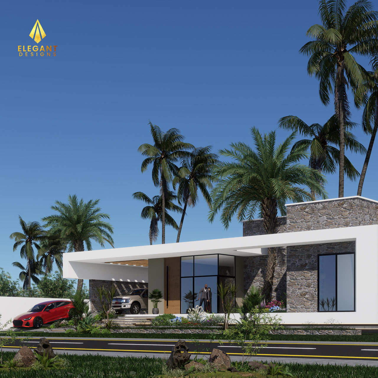 Contemporary 4 Bedrooms House