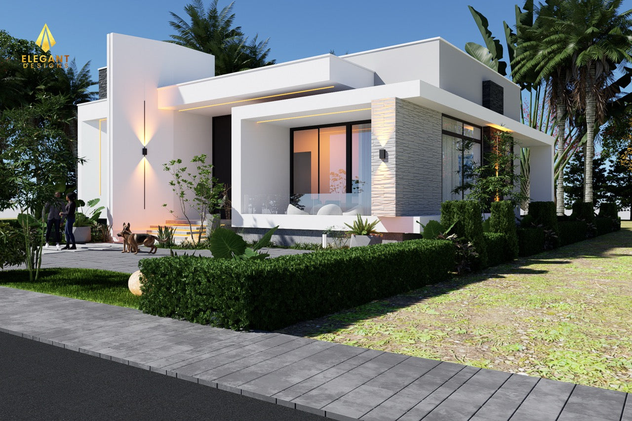 4-Bedroom Ensuite Contemporary House