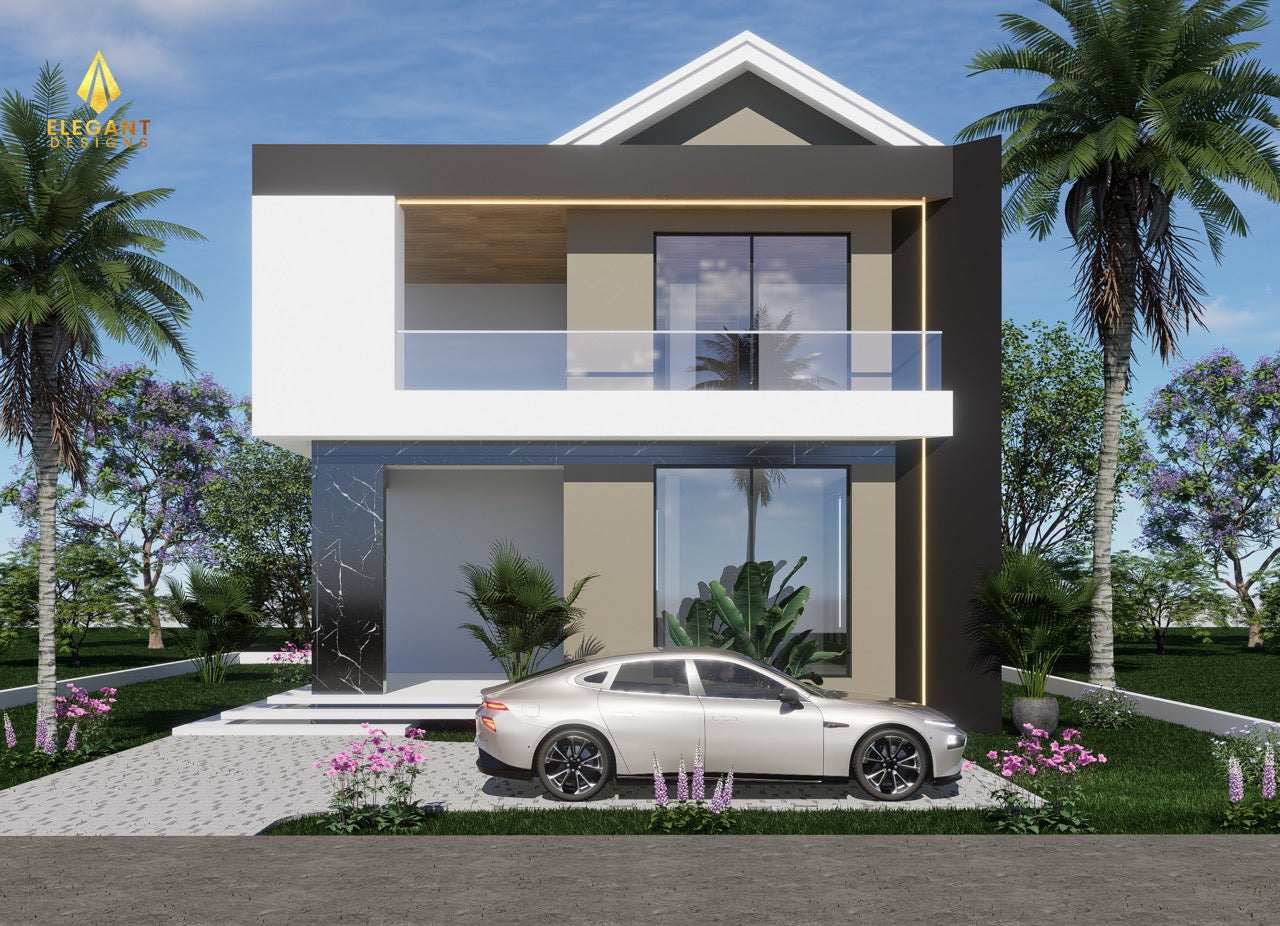 3-Bedroom Ensuite Contemporary House