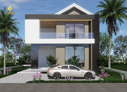 3-Bedroom Ensuite Contemporary House