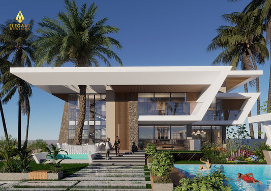 6-Bedroom Ensuite Modern Villa