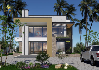 4-Bedroom Ensuite Modern Villa