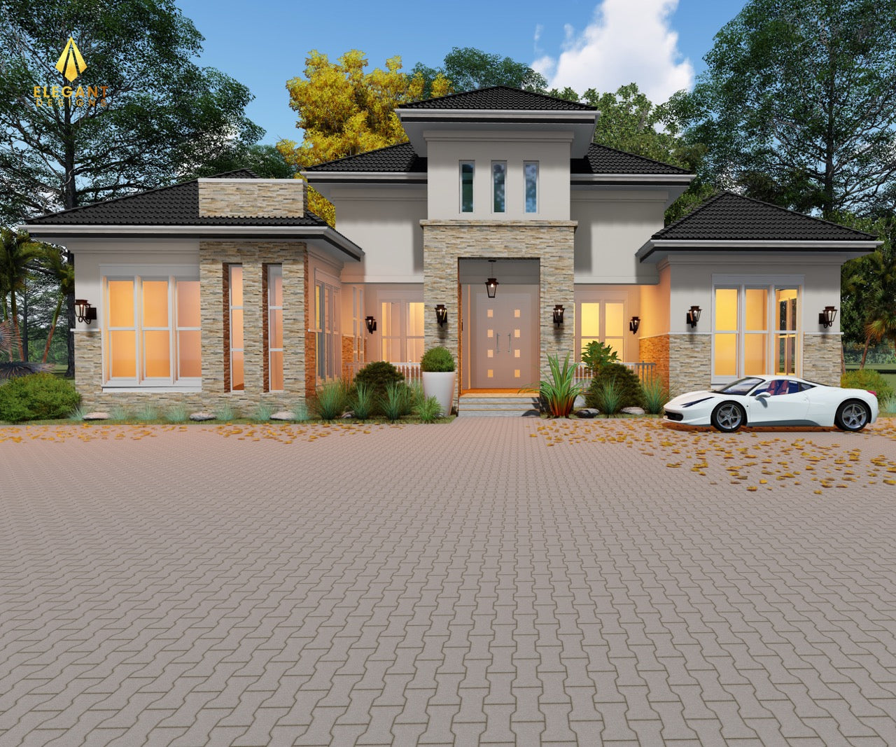 4-Bedroom Ensuite Classical House