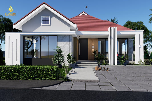 4-Bedroom Ensuite Contemporary House
