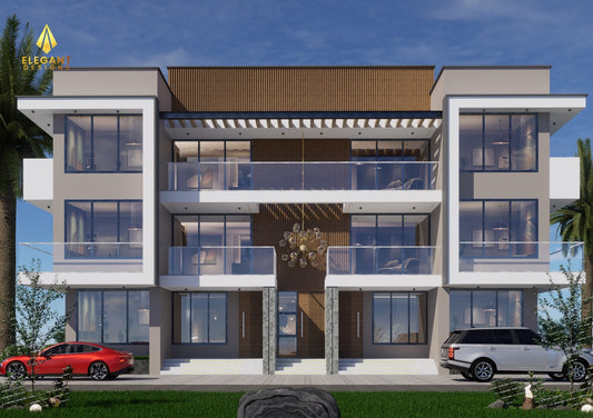 6-Unit Semi-Detached Apartment.