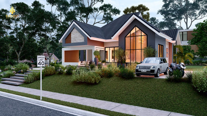 3-Bedroom Ensuite Contemporary House