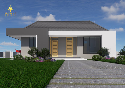 1 Self Bedroom Servant Quarter with Outdoor Kitchen, Laundry and Washroom.