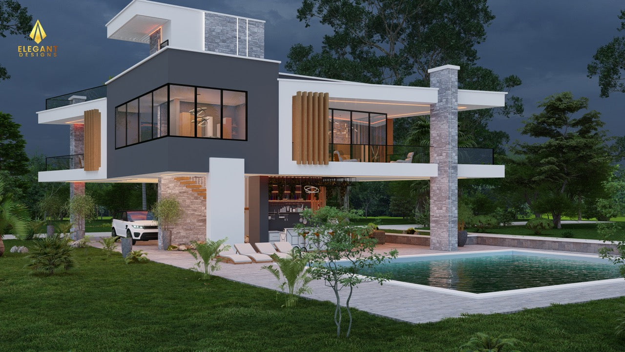 3-Bedroom Ensuite Elevated House