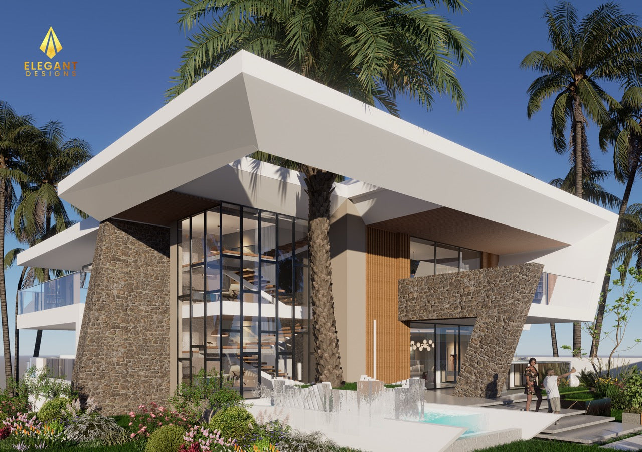 6-Bedroom Ensuite Modern Villa