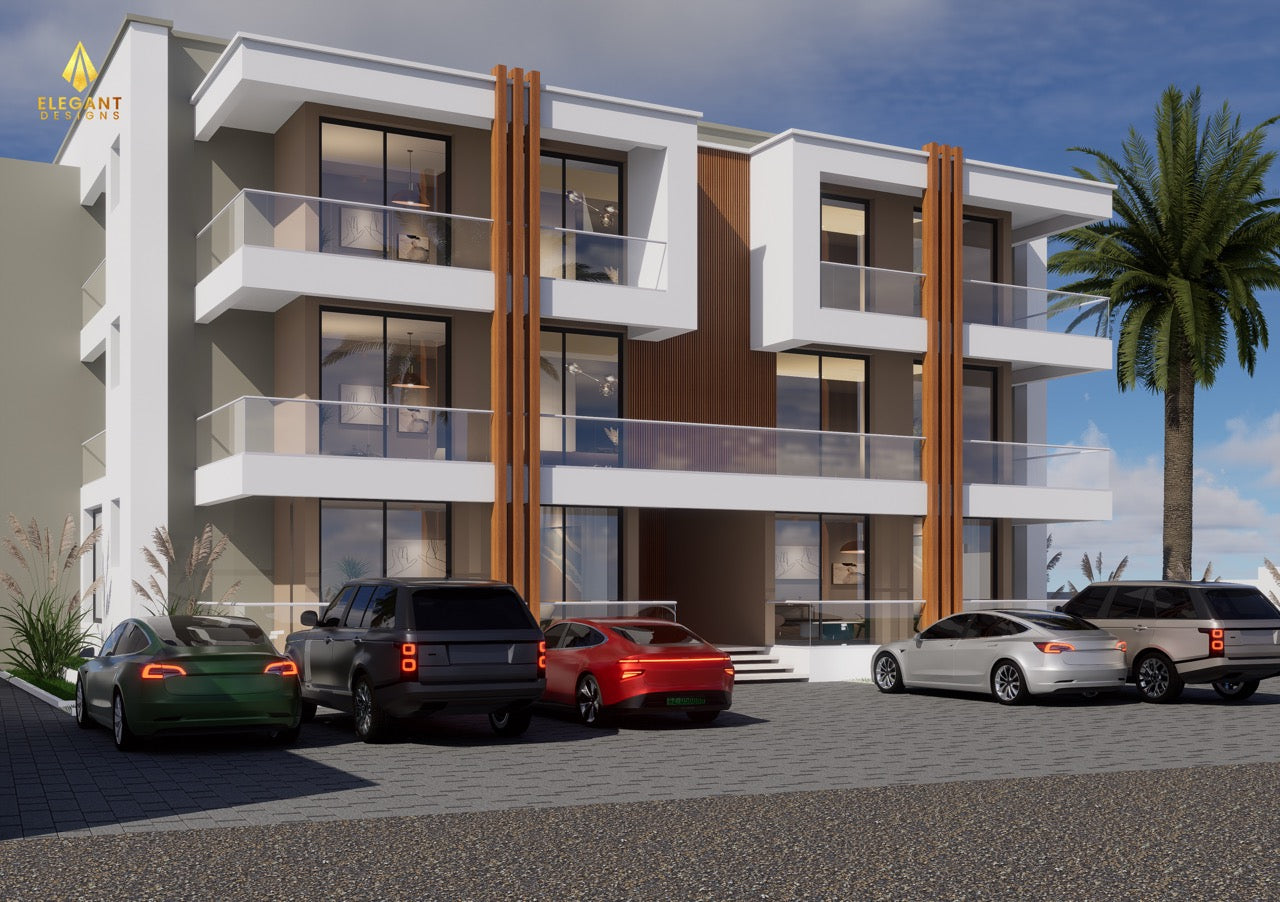 14-Unit Semi-Detached Apartment Building