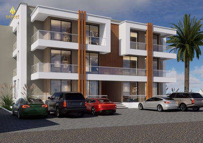 14-Unit Semi-Detached Apartment Building