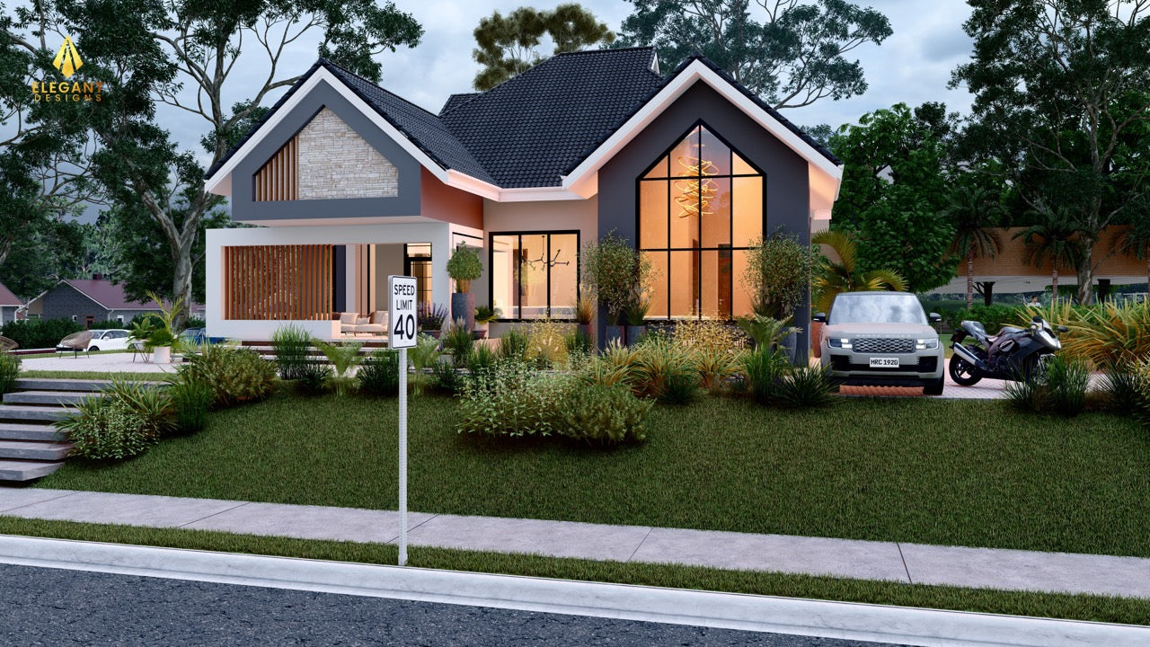 3-Bedroom Ensuite Contemporary House