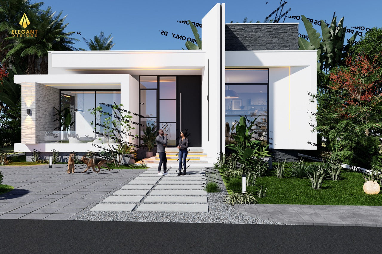 4-Bedroom Ensuite Contemporary House