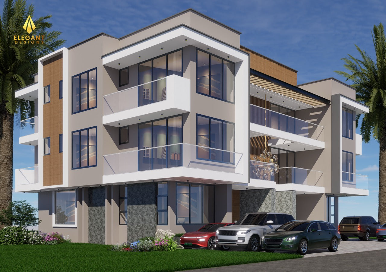 6-Unit Semi-Detached Apartment.