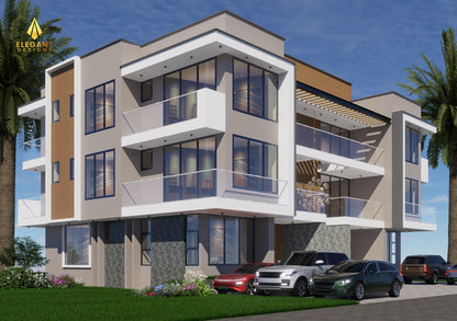 6-Unit Semi-Detached Apartment.