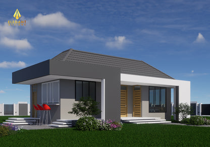 1 Self Bedroom Servant Quarter with Outdoor Kitchen, Laundry and Washroom.