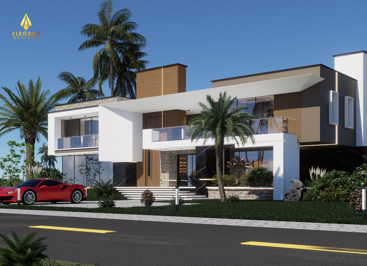 5-Bedroom Ensuite Modern Villa