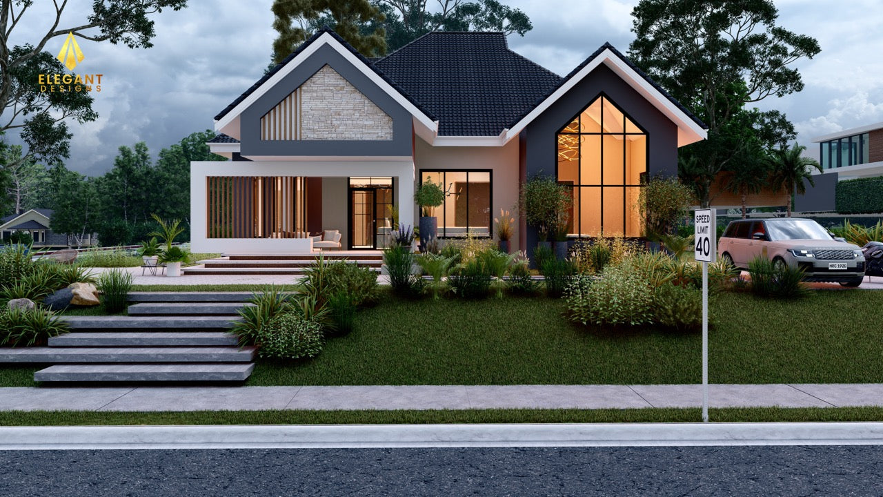 3-Bedroom Ensuite Contemporary House