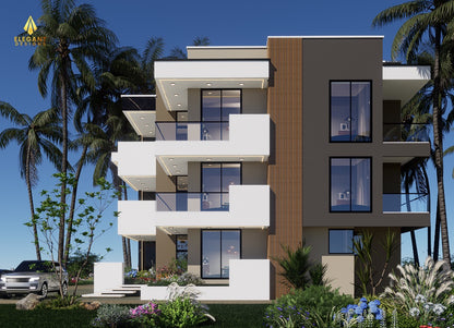 9-Unit Semi-Detached Apartment Building