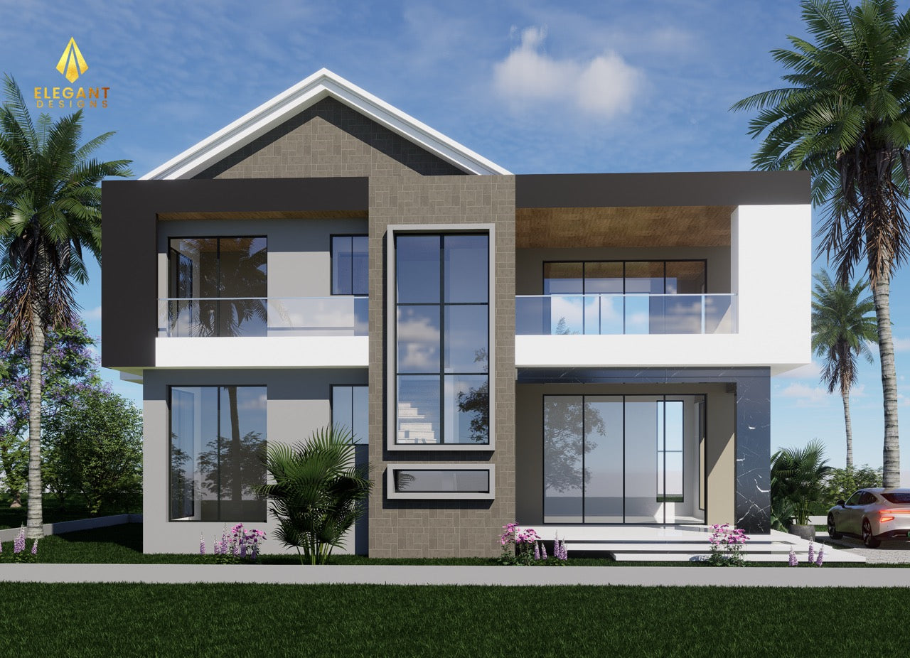 3-Bedroom Ensuite Contemporary House
