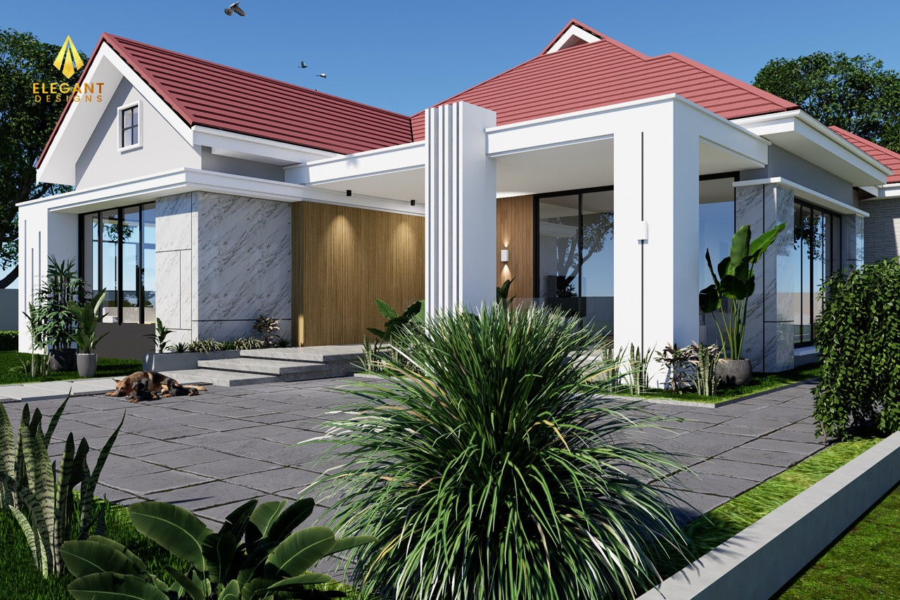 4-Bedroom Ensuite Contemporary House