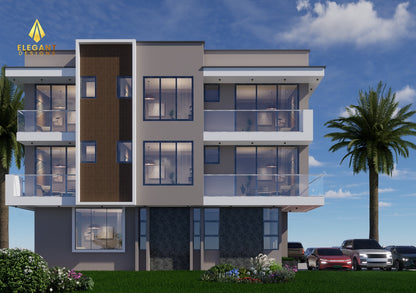 6-Unit Semi-Detached Apartment.