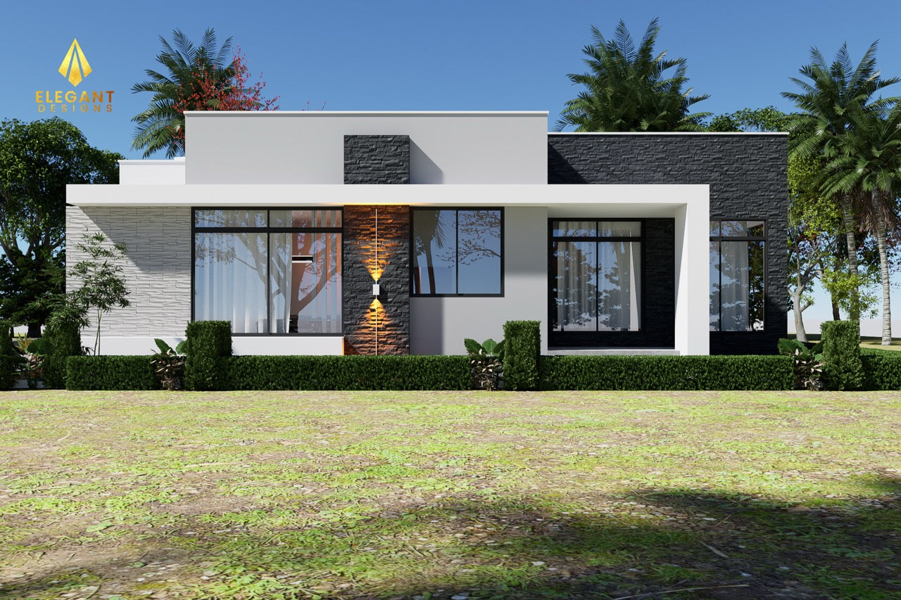 4-Bedroom Ensuite Contemporary House