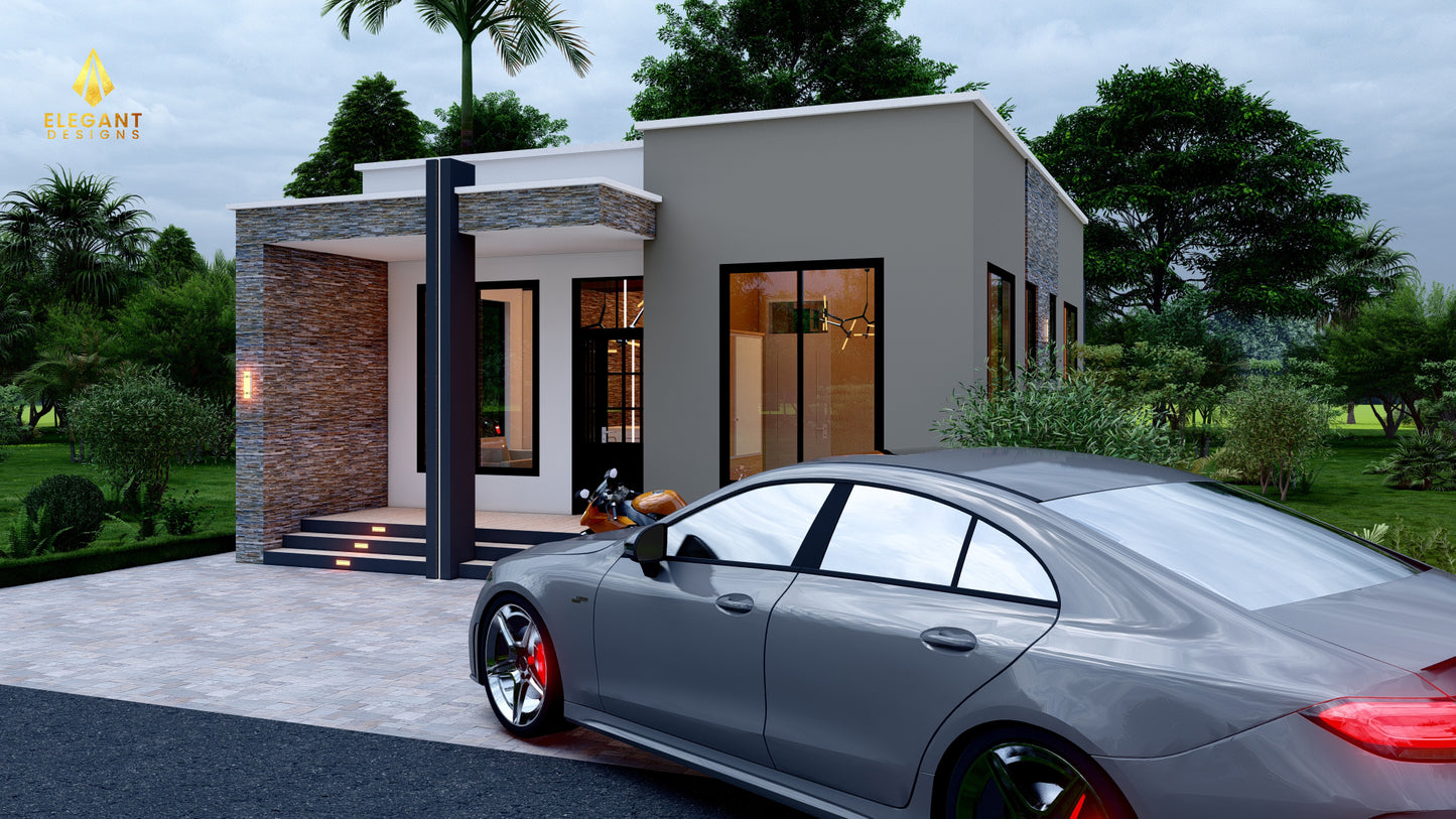 2 Bedrooms Contemporary House