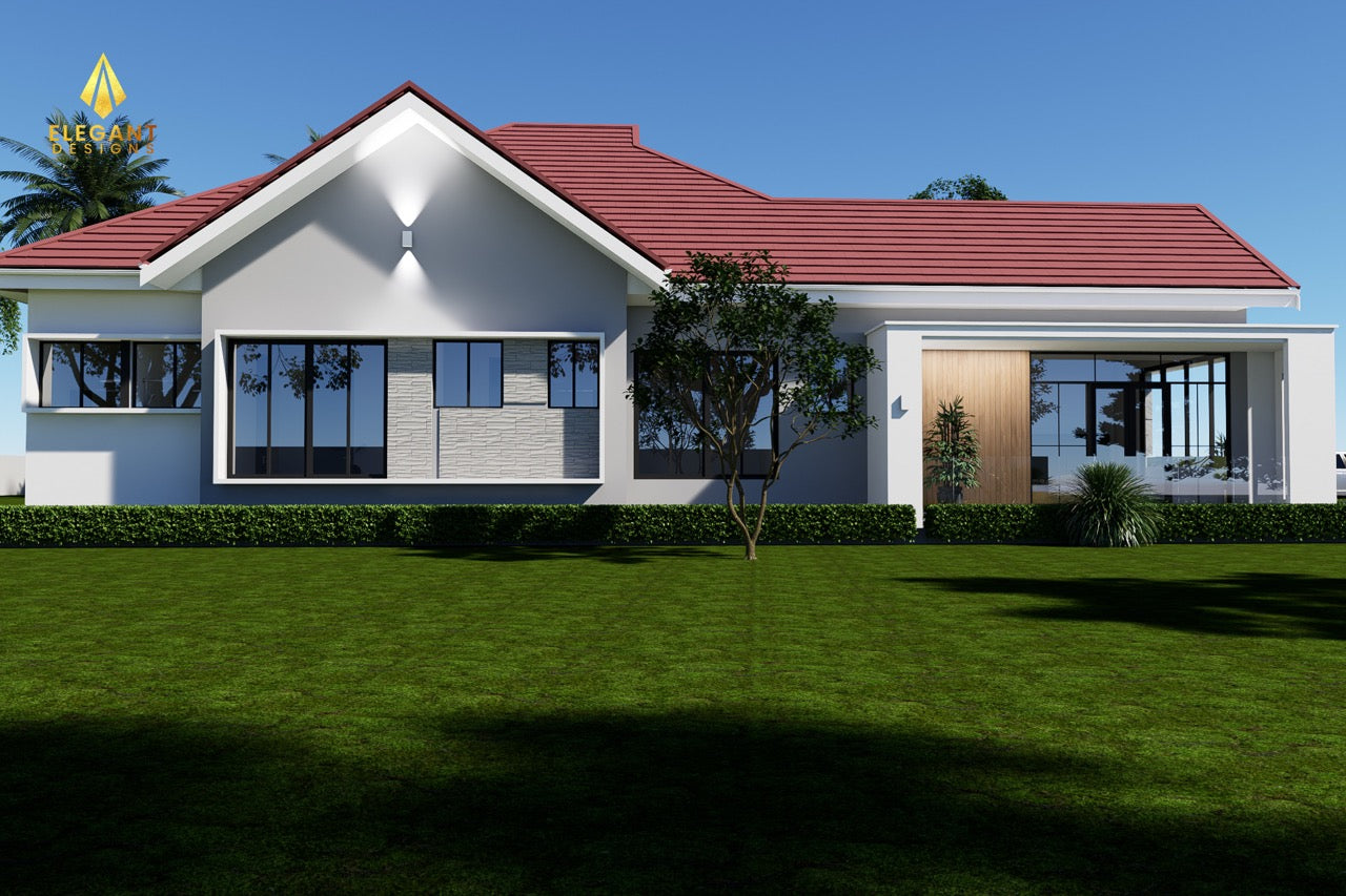 4-Bedroom Ensuite Contemporary House