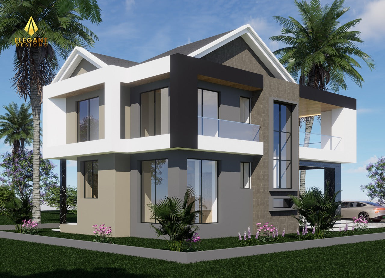 3-Bedroom Ensuite Contemporary House