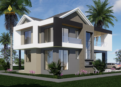 3-Bedroom Ensuite Contemporary House