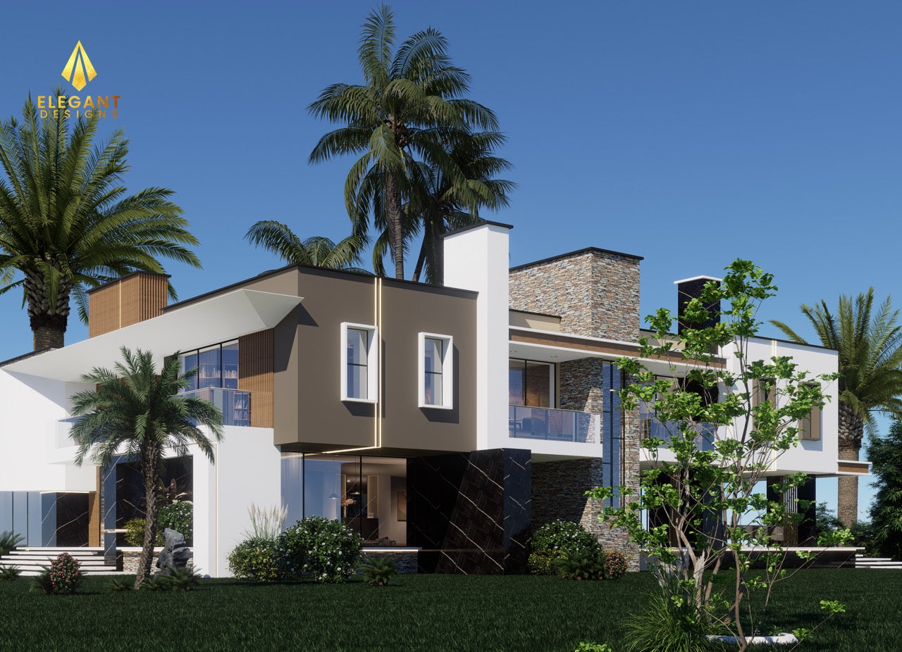 5-Bedroom Ensuite Modern Villa