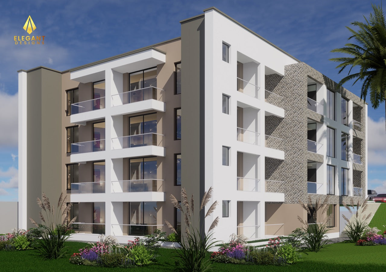 14-Unit Semi-Detached Apartment Building