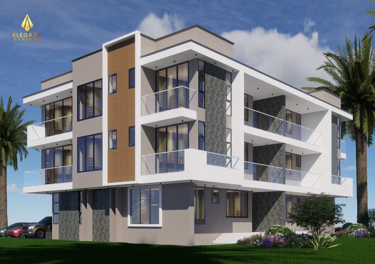 6-Unit Semi-Detached Apartment.