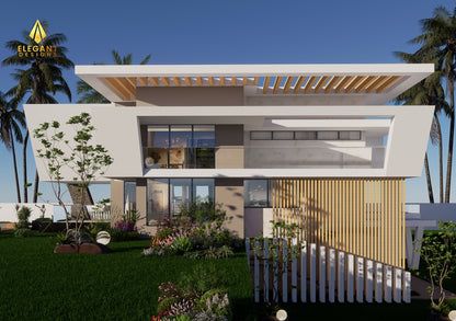 6-Bedroom Ensuite Modern Villa