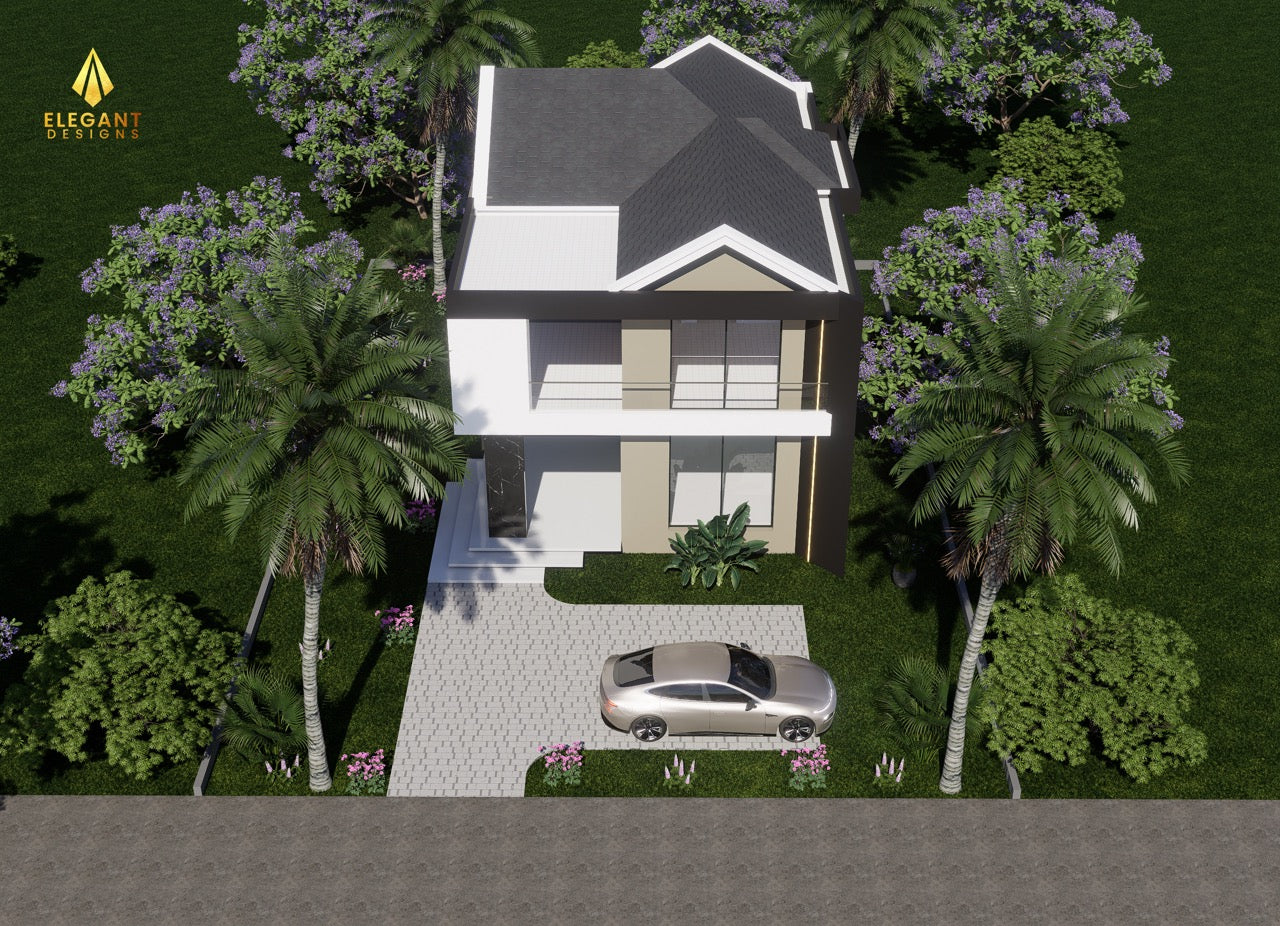 3-Bedroom Ensuite Contemporary House