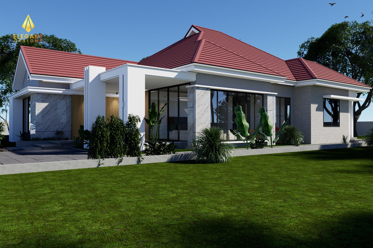 4-Bedroom Ensuite Contemporary House