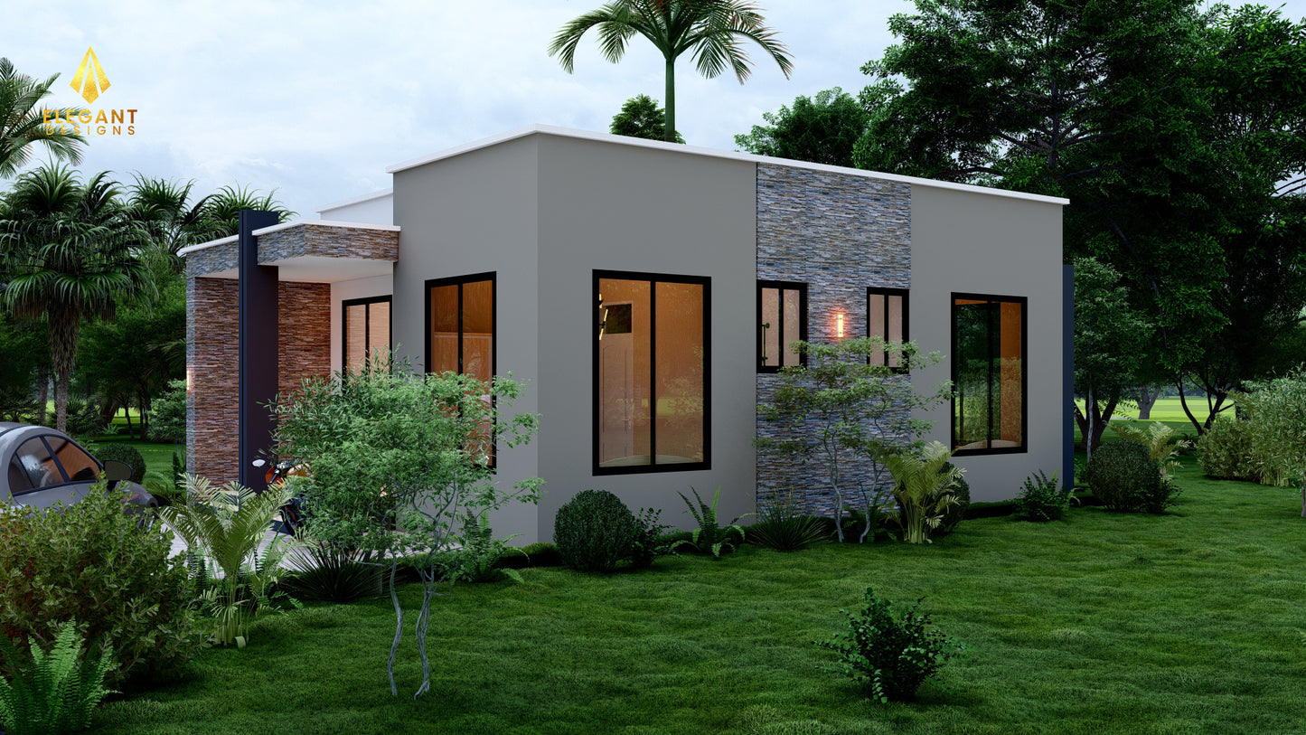 2 Bedrooms Contemporary House