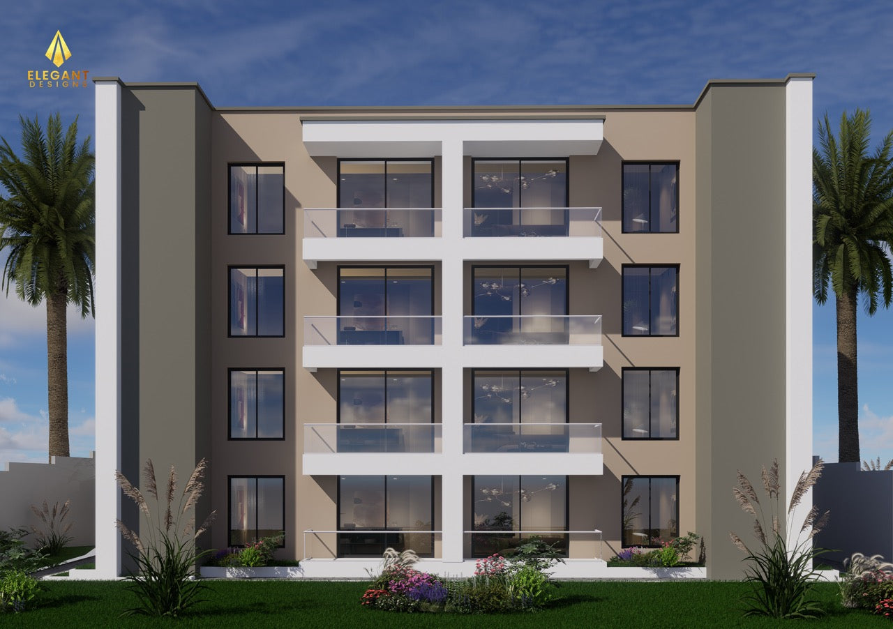 14-Unit Semi-Detached Apartment Building