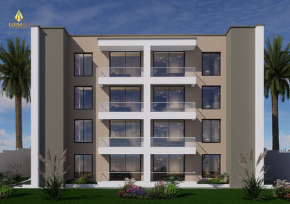14-Unit Semi-Detached Apartment Building