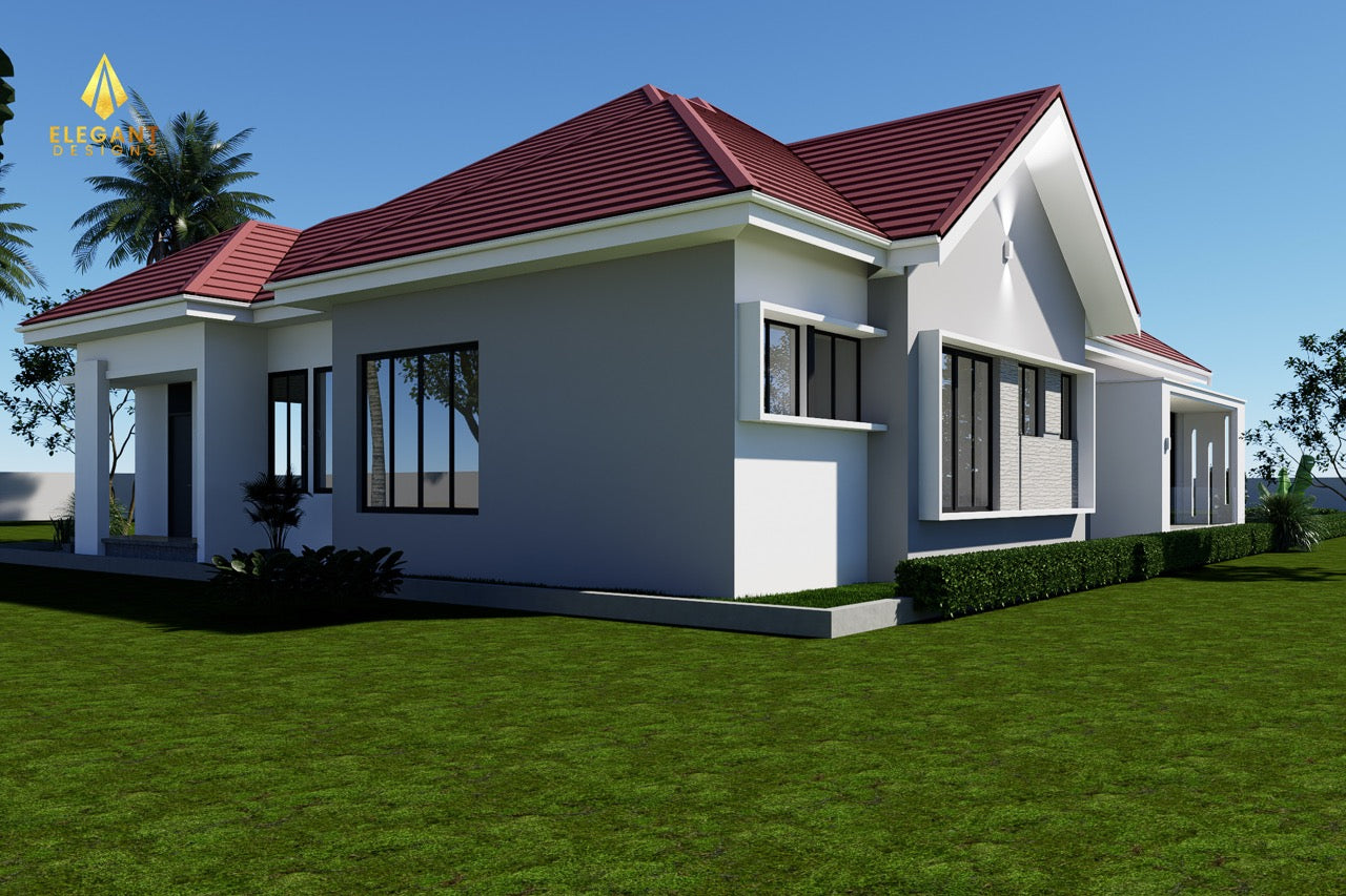 4-Bedroom Ensuite Contemporary House