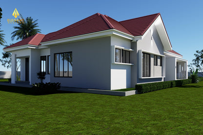 4-Bedroom Ensuite Contemporary House