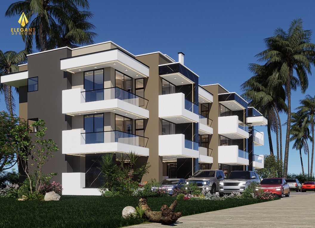 9-Unit Semi-Detached Apartment Building