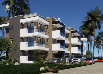 9-Unit Semi-Detached Apartment Building