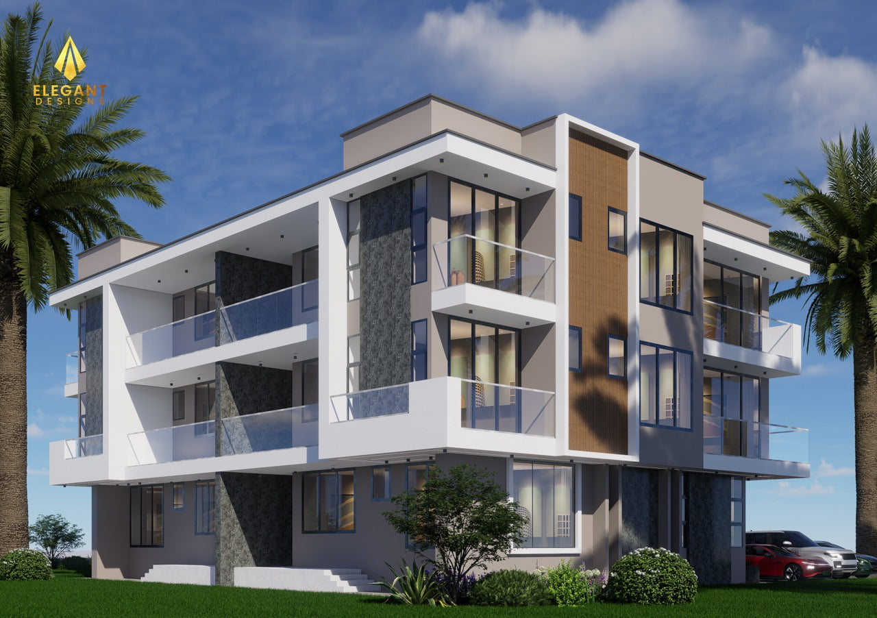 6-Unit Semi-Detached Apartment.