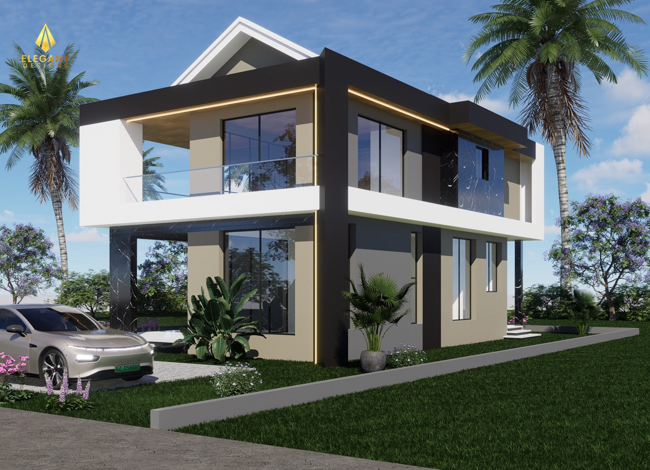 3-Bedroom Ensuite Contemporary House